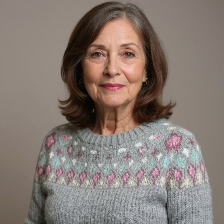 Candice | Vintage Islandzki Sweter Wełniany