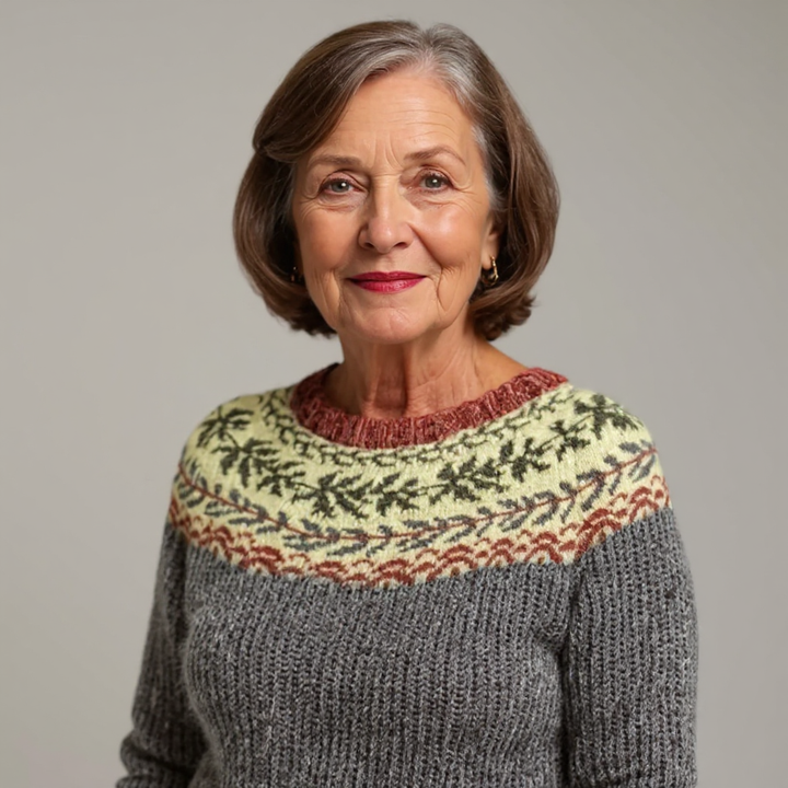 Emma | Vintage Islandzki Sweter Wełniany